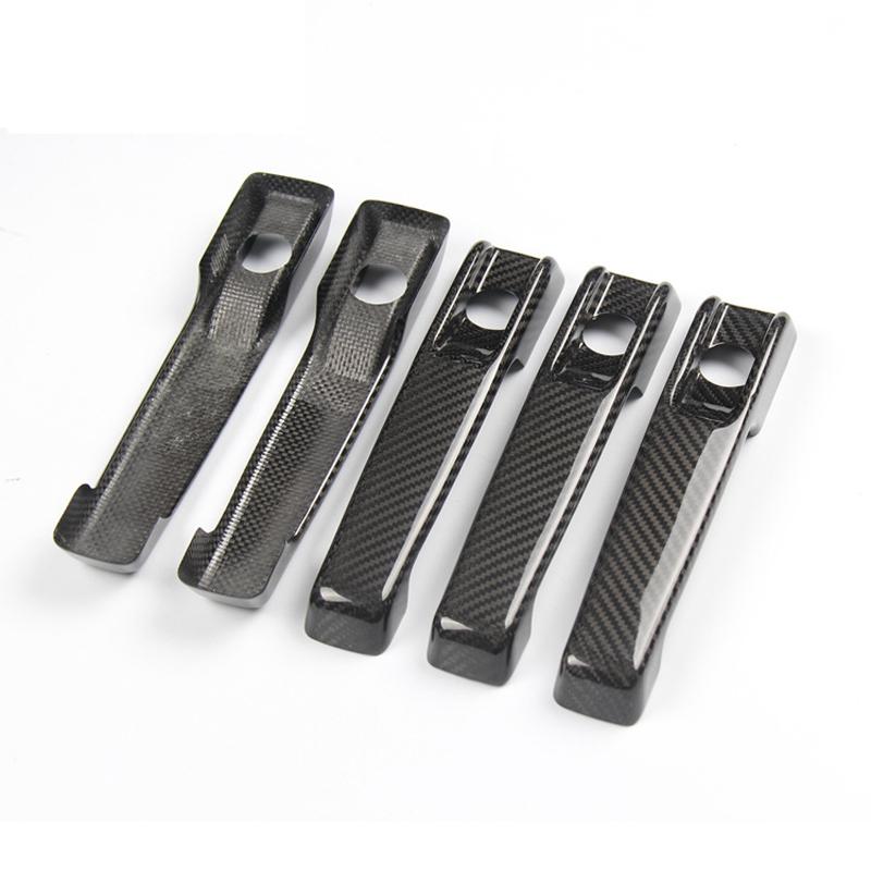 G500 G300 G63 W463 W464 Dry Carbon Fiber Door Handle COVER for Mercedes-Benz G-Class