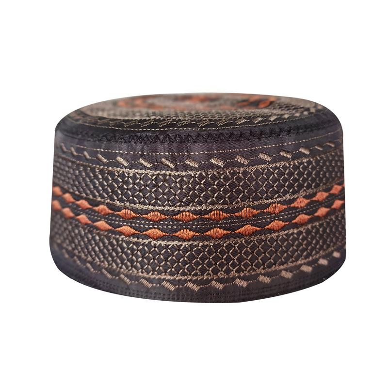 Мужчины Поклоняются Саудовской Аравии Тюрбан Мусульманская Кепка Молитва Шляпа Ислам Египетская Вышивка