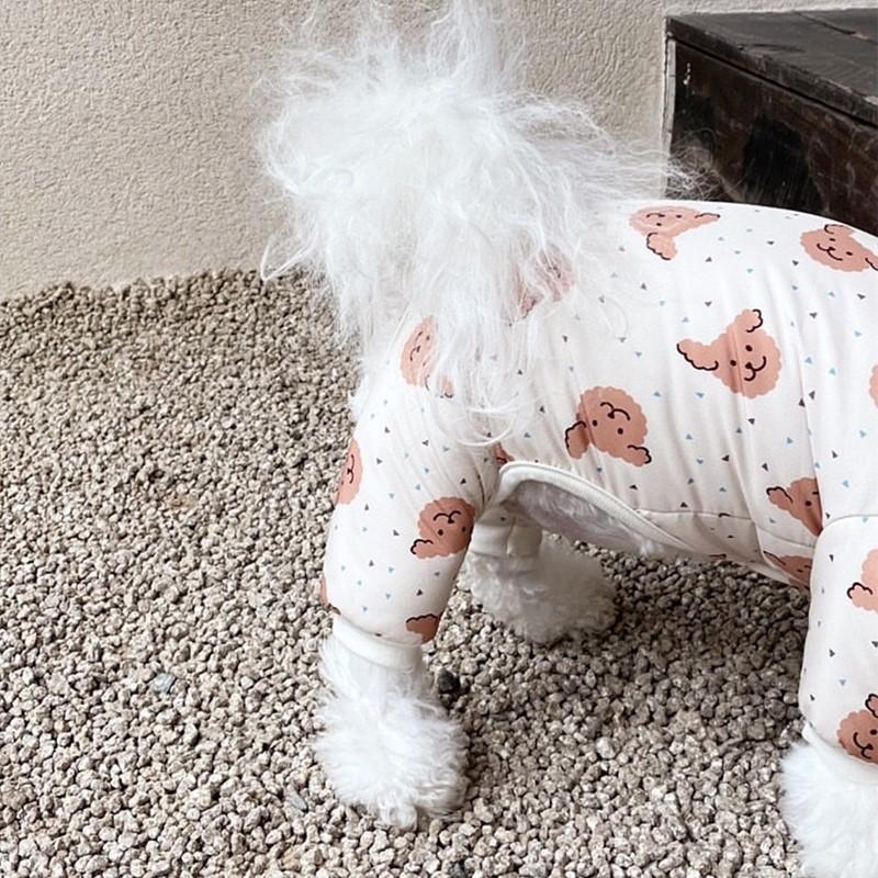 Dog Clothes Four-legged Cotton Coat Thickened And Warm Small Dog Clothes Winter Teddy Bichon Pomeranian Small Dog Autumn And Winter