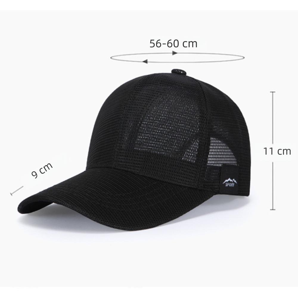 Summer Baseball Cap Full Mesh Snapback Hat Casual Sun Hat for Men Women
