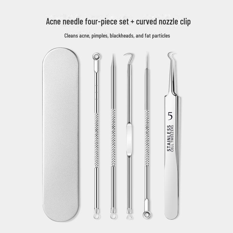 Набор ультратонких игл для лечения акне: Набор пинцетов и инструментов для удаления черных точек