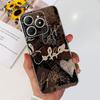 For Realme C61 Case RMX3939 Cute Panda Cartoon Painted Cover Soft Slim Phone Case For Realme C63 C 61 RealmeC61 RealmeC63 Bumper