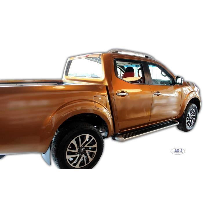 Déflecteurs d'air - J&J AUTOMOTIVE - Heko - Fumé - Acrylique renforcé - Pour Nissan Navara NP300