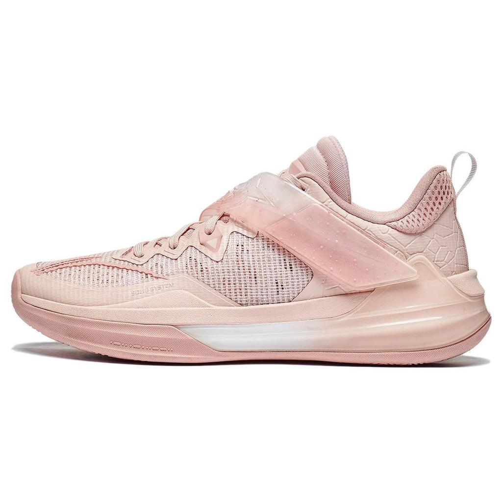 LiNing Blade 3 Team Durable Breathable Low-Top Basketball Shoes Men Sneakers Peach Pink ABAS095-9