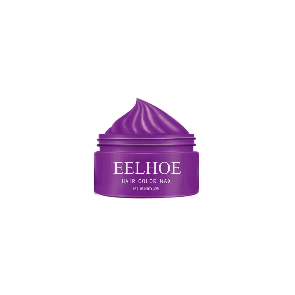 Temporary Hair Color Styling Wax, One-Time Use Washable Hair Cream for Instant Hairstyle Coloring, 30g