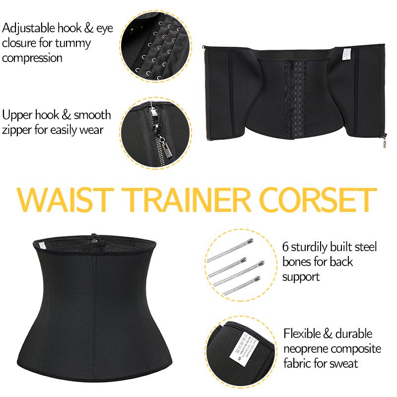 Men Waist Trainer Corset Neoprene Sauna Sweat Trimmer Belt for Weight Loss Slimming Body Shaper Tummy Fitness Belt Fat Burner