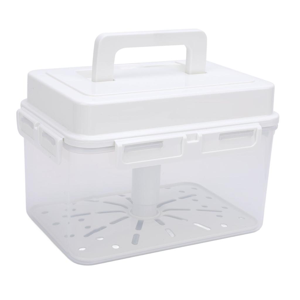 Контейнер для ферментации кимчи Большой вместимости Хорошая герметичность Прямоугольный Ящик для ферментации кимчи 4 л