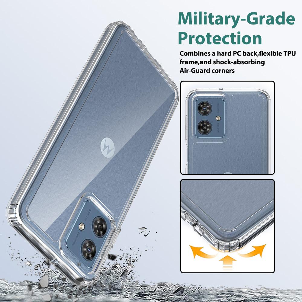 For Motorola Moto G54 5G Case TPU+Acrylic Phone Cover Ultra Transparent