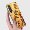Bees and Honey in the Honeycomb Phone Case for Samsung A16 A26 A36 A56 A17 A37 A57 A07 A06 A02S A03 A04S A05S Galaxy Note 20 10