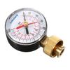 Lepmerk 2 12"" Pressure Gauge Water Pressure Test Gauge 34"" Female Hose Thread 0200 PSI with