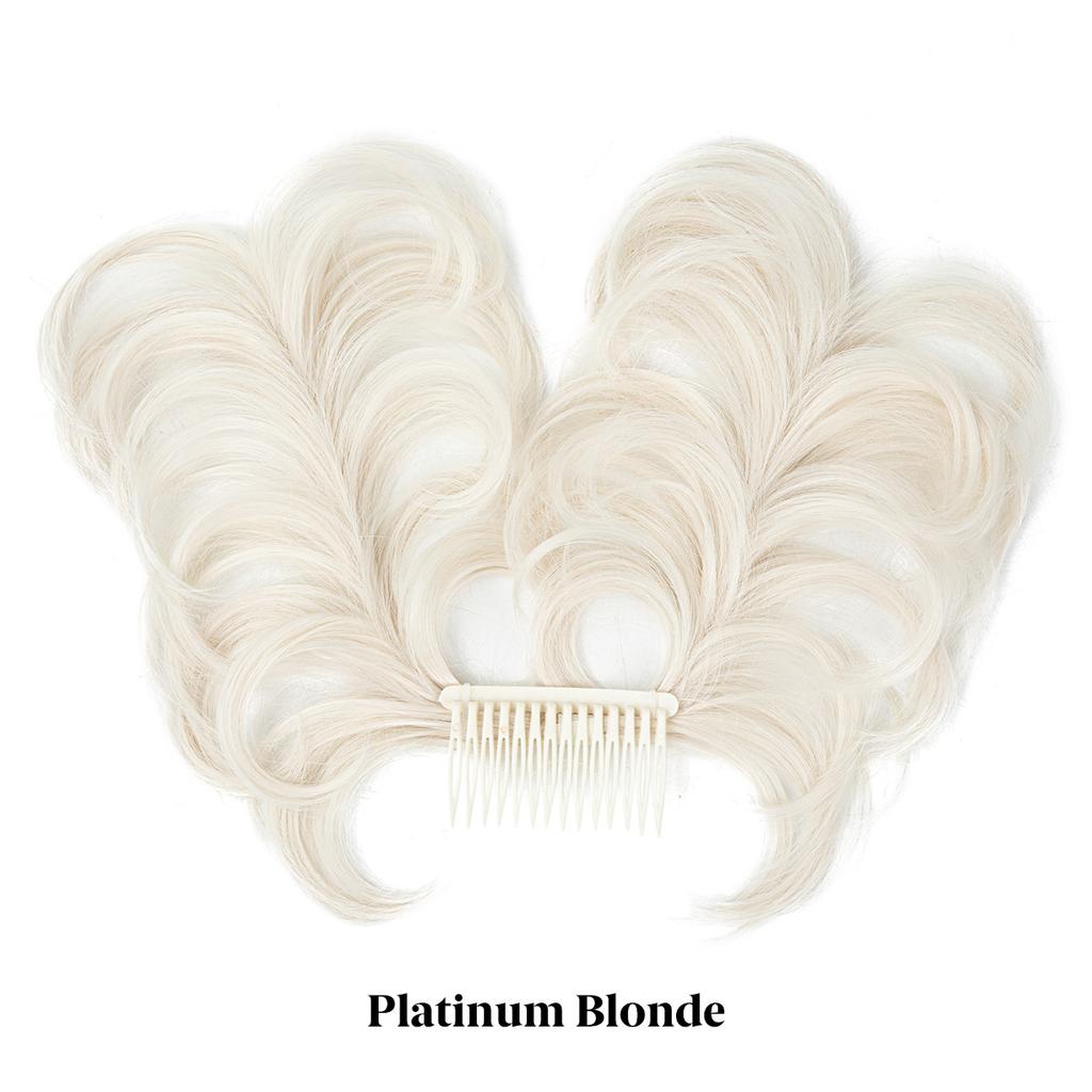 Wigs, Hair Rings, Women'S Balls, Adjustable Plug-In Comb, Fluffy Lazy Disc Hair Artifact, Wig Short Ponytail.
