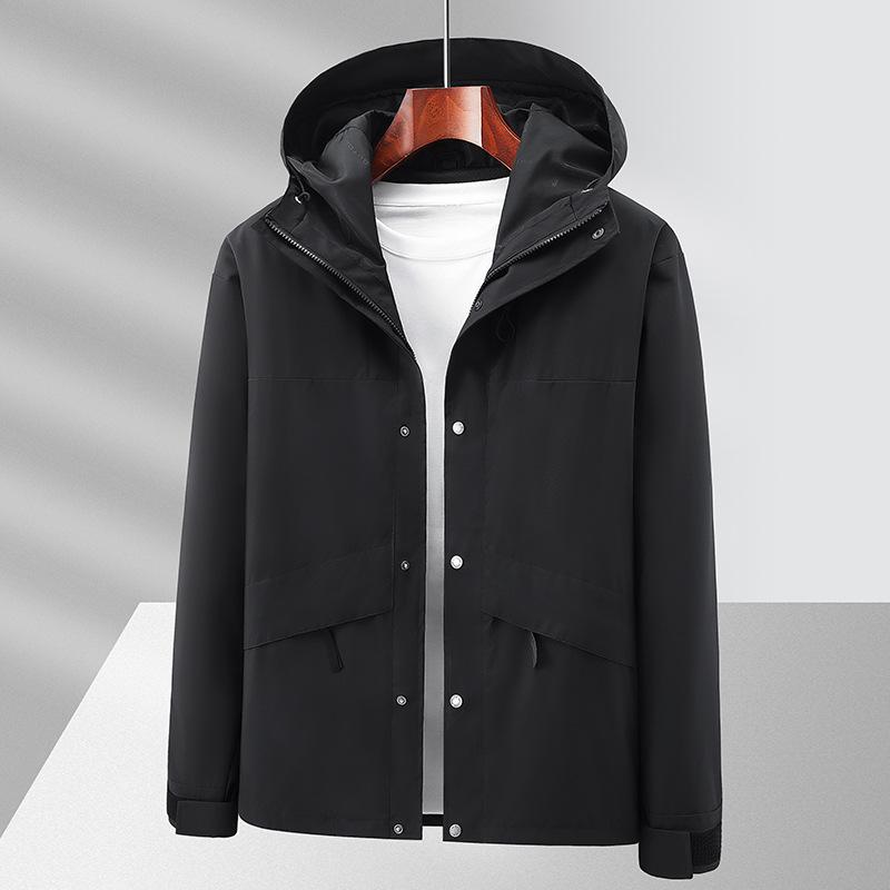 Spring and Autumn Color Matching Multi-bag Couple Windproof and Waterproof Single-layer Jacket Casual Outdoor Jacket Breathable Jacket