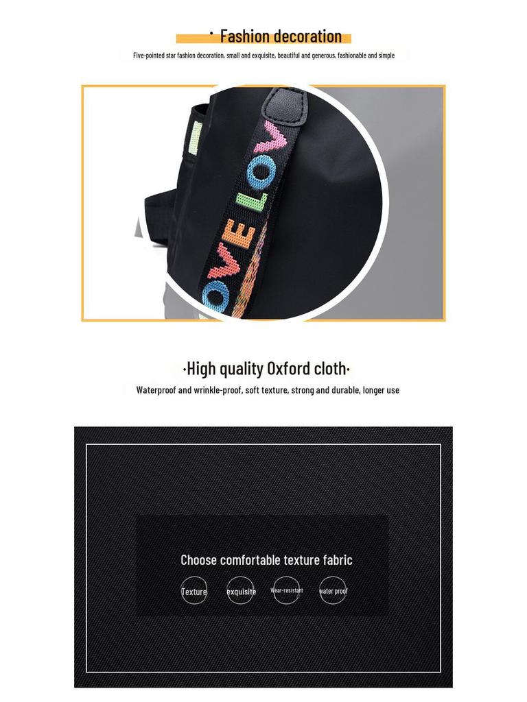 Модный женский прочный рюкзак с фирменным логотипом