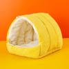 Hanging Pet Bird Bed Warm Cotton Stuffed Bird Hut New Budgie Hammock  for Winter