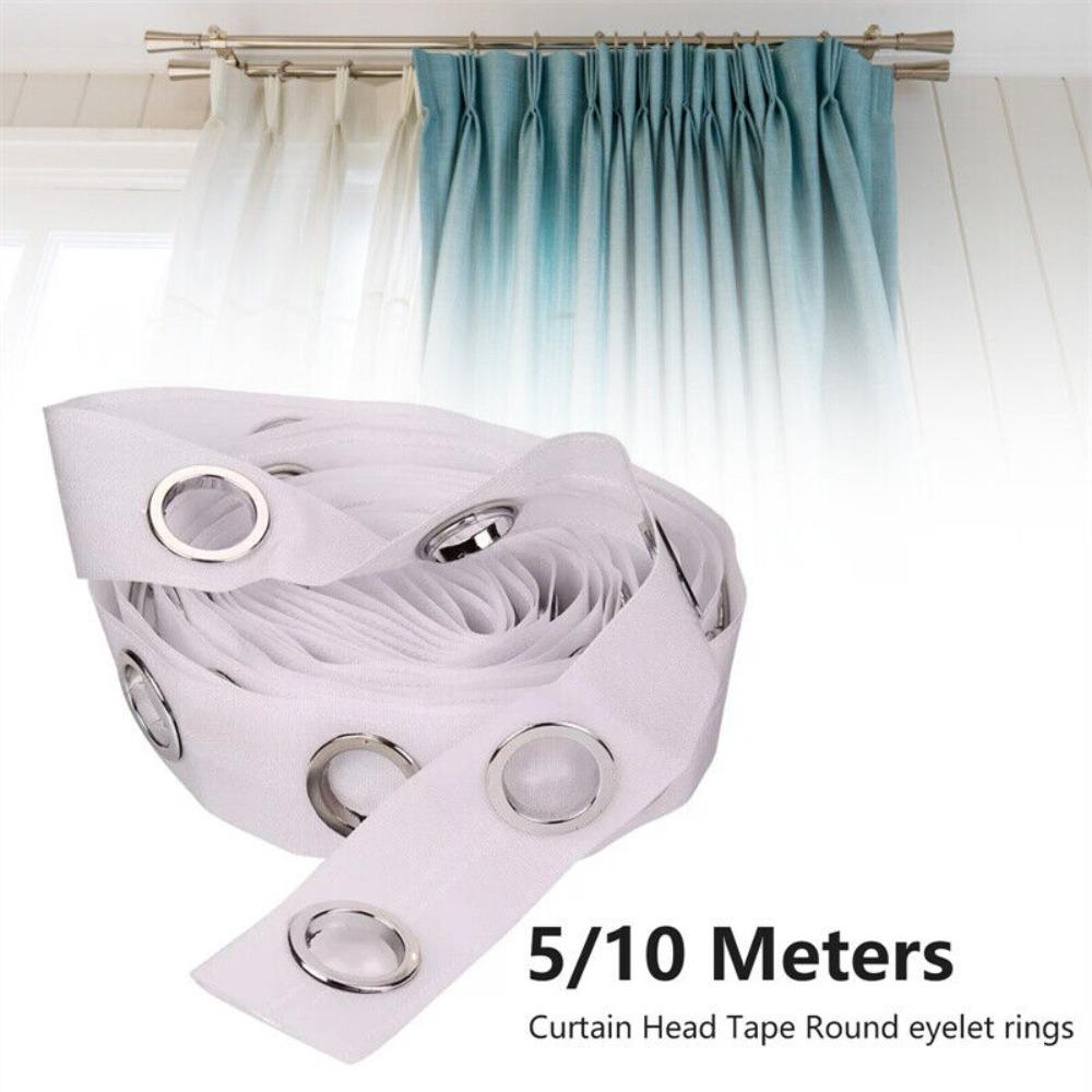 Non-woven Curtain Head Tape DIY Curtain Accessories New Round Eyelet Rings  Curtain Blinds