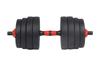 20 Kg Adjustable Bitumen Dumbbells + Barbell