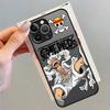 Крутой чехол One Piece Luffy для iPhone 17 Pro Max 16 Plus XS XR 14 12 15 Air 7 8 SE 11 13 Mini Funda Задняя крышка телефона