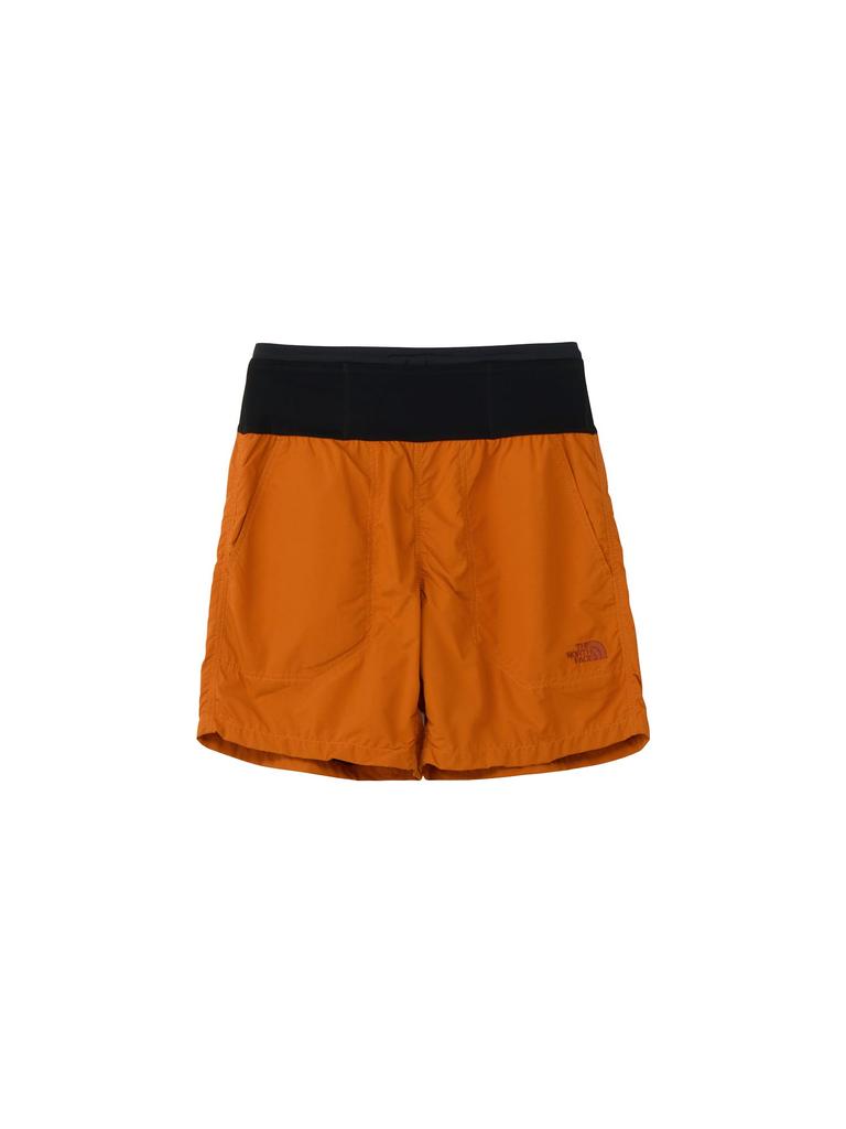 The North Face Free Run Yam Size L Shorts, Orange,