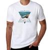 Ocean Loving Geometric T-Shirt T Shirt Custom Print T Shirts for Man Graphic Funny T-Shirt