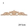 Furniture Parts Corner Appliques Frame Woodcarving Decorative Wooden Figurines Crafts Wood Carved