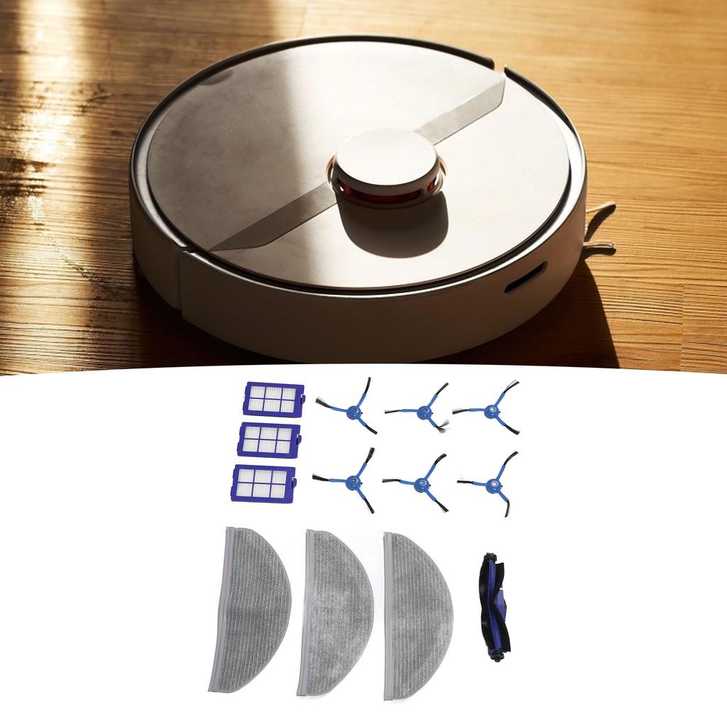 Запасные части для робота-пылесоса RoboVac X8: фильтр, салфетка для швабры, основная щетка, боковая щетка, аксессуары