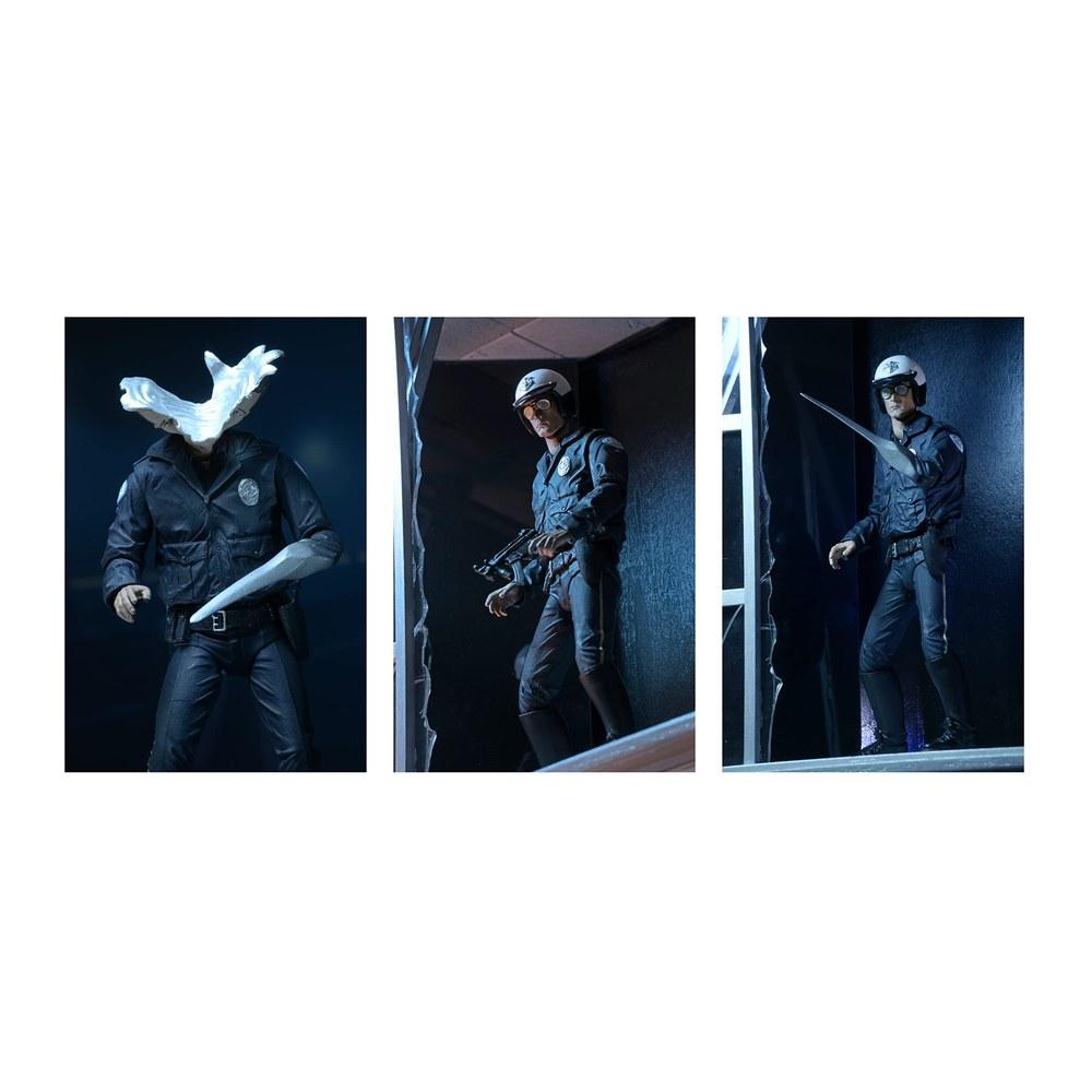 NECA Терминатор Ultimate Т-1000 Полицейский на мотоцикле Фигурка 2-7 дюймов