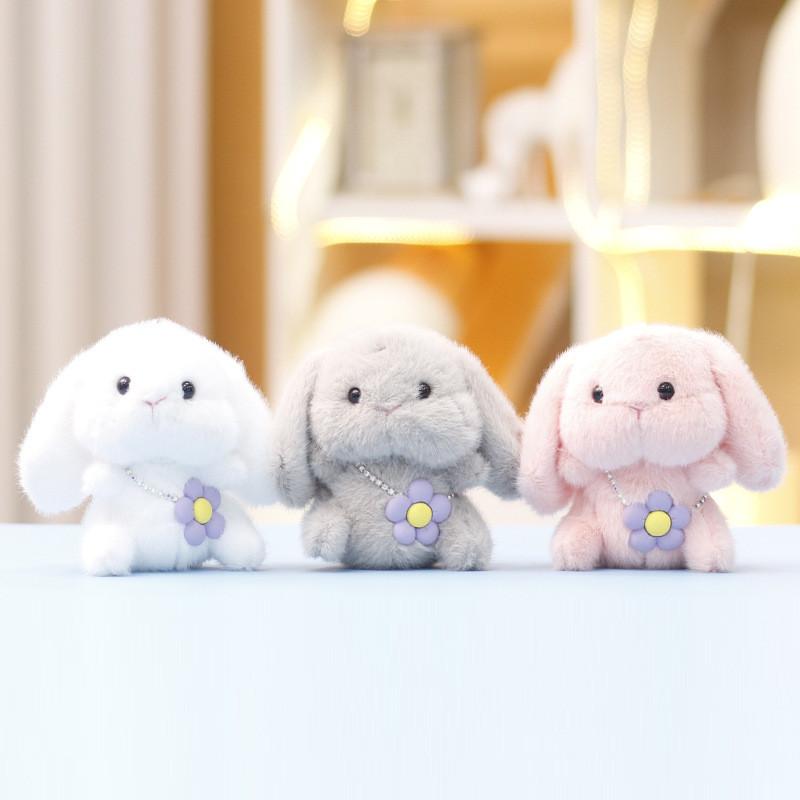 Плюшевая игрушка-кролик с набивкой из ПП хлопка для детей, девочек, мягкая набивная игрушка в подарок