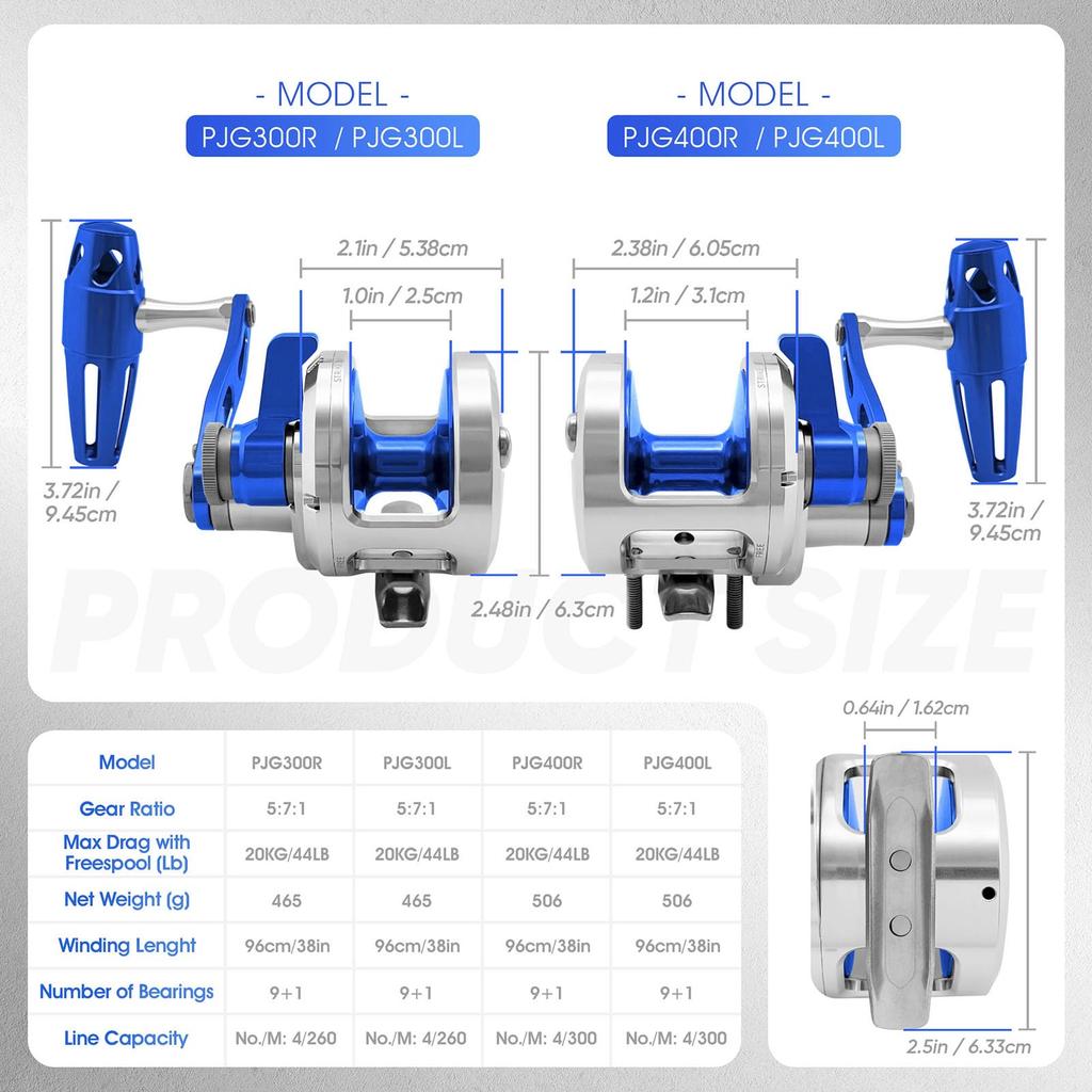 ASHCONFISH Металлическая блесна для джиггинга CNC Подходит для различных видов рыбалки Максимальное тормозное усилие Различные номера моделей Двухосевая катушка, Отделка, Сцены, Износостойкий,