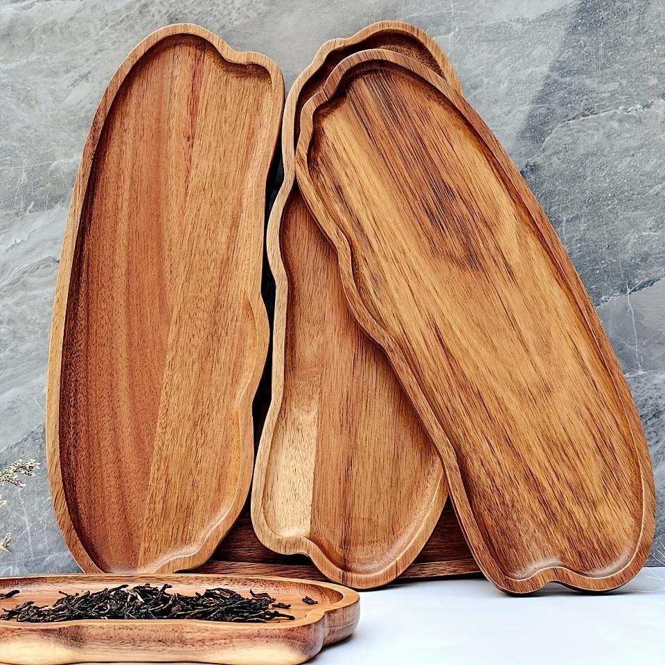 Деревянный поднос, поднос для закусок, поднос для завтрака, поднос для деликатесов, поднос для сыра, поднос для десерта, поднос для туалетного столика для завтрака в ванной, журнальный столик, для дома, столовой