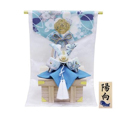 Osaka Choseido May Doll Компактная мини-крепированная карповая стримерная игрушка для помещений с гравировкой имени, деревянная бирка, бонус в комплекте, прозрачный комплект книг для украшения шлема Sora