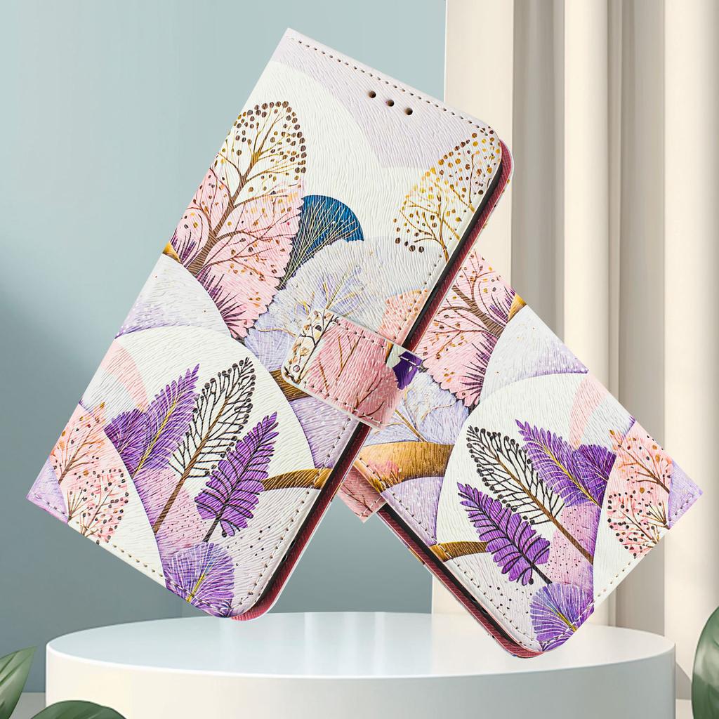 Landscape Luxury Painted Leather Case Wallet Book Style Cover for Nokia C12,C32,C02,C22,G22,G11 4G,G21 4G,G42,G10,G20,C10,C20,HMD Pulse...