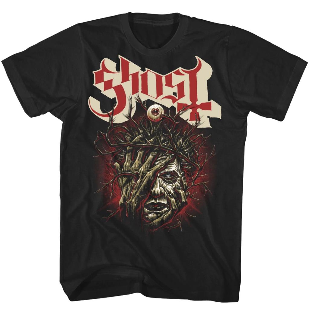 Ghost Thorny Eye T Shirt Mens Rock and Roll Music Classic Band Tee New Black