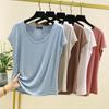 Women's Korean Style Summer Sleeveless Modal Tee - Trendy Loose Fit Round Neck Top