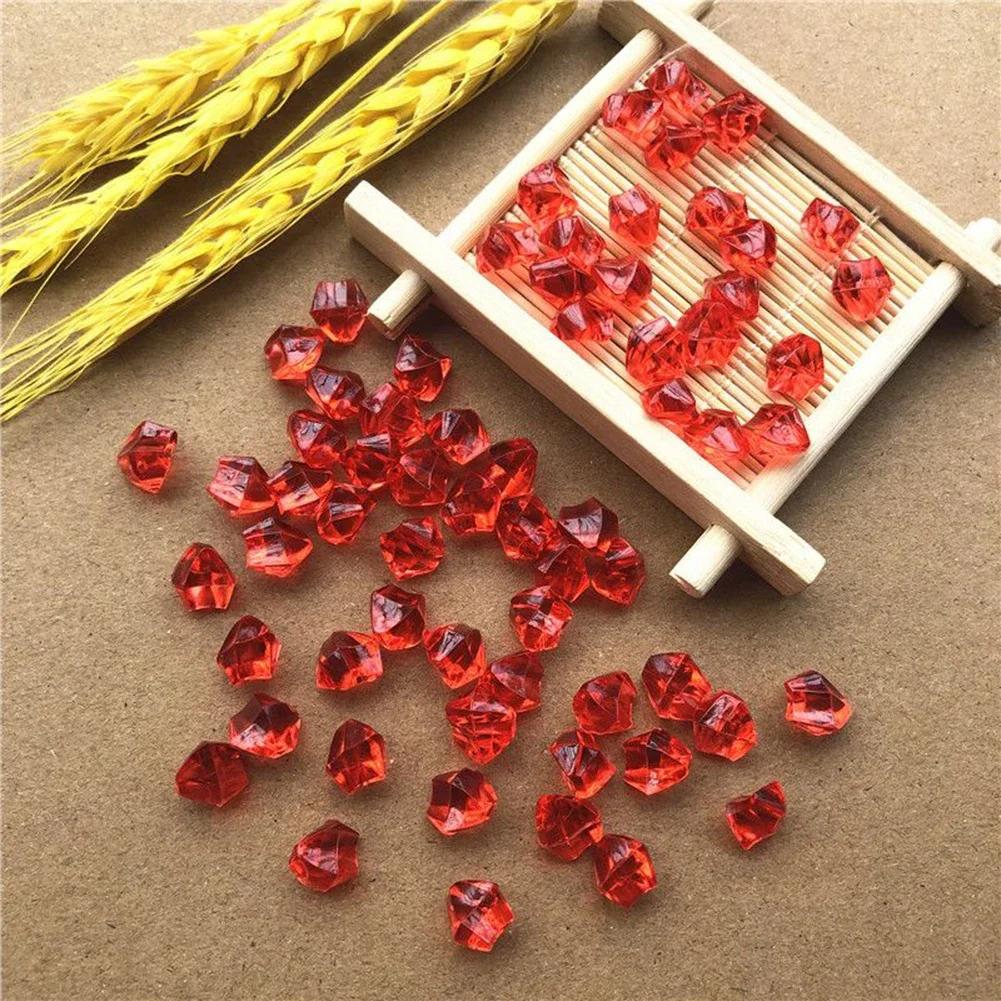 200 шт. Украшения на Хэллоуин Кристаллы Домашний Декор Акриловые Товары для Колдовства Кристалл Драгоценный Камень Драгоценный Камень Аквариум Красочные Камни