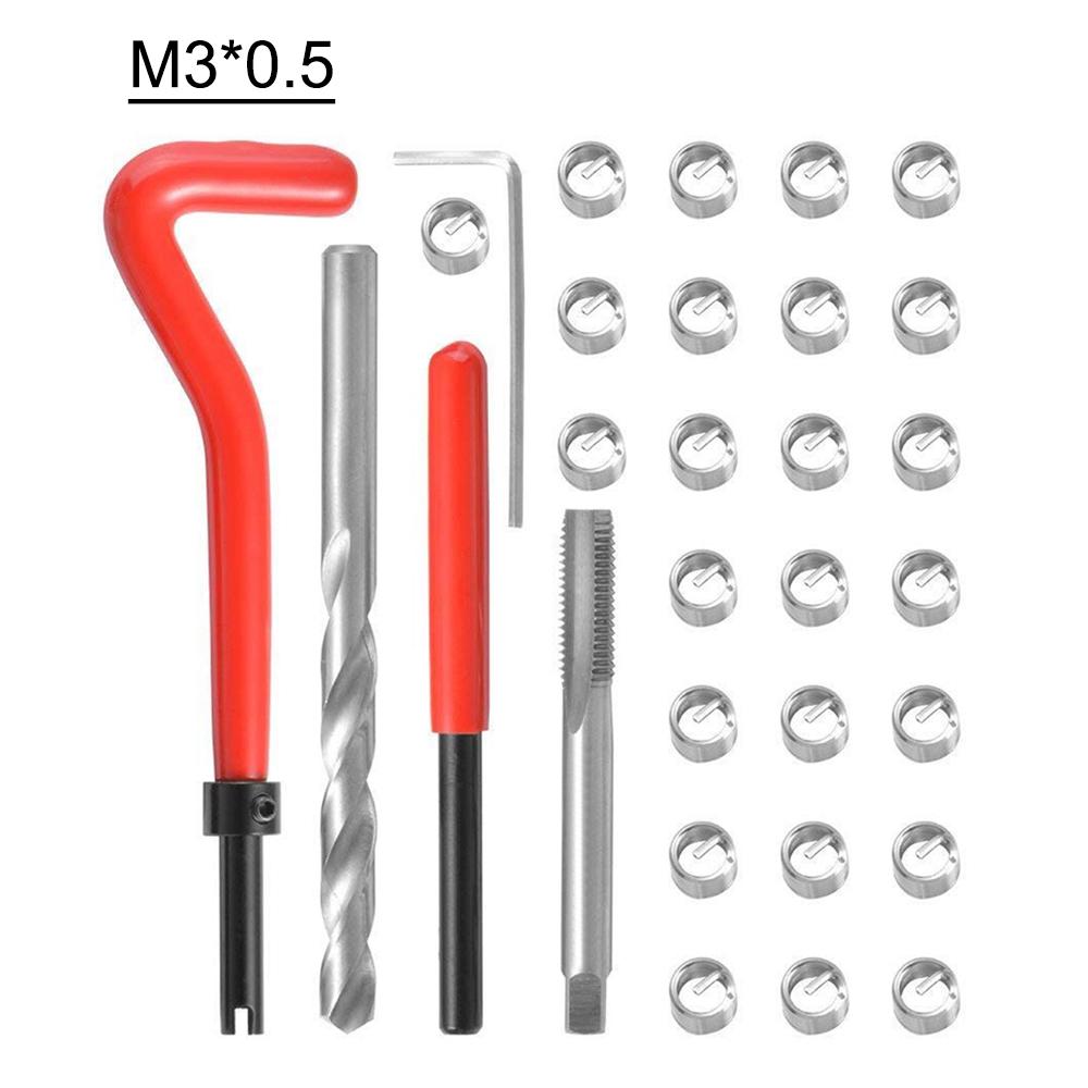 30 шт. комплект вставок для ремонта метрической резьбы M3 M4 M7 M9 M11 Helicoil Car Pro Coil Tool M11 * 1,5