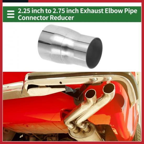 Mandrel Exhaust Pipe Adapter Concentric Reducer 2.25" to 2.75"OD