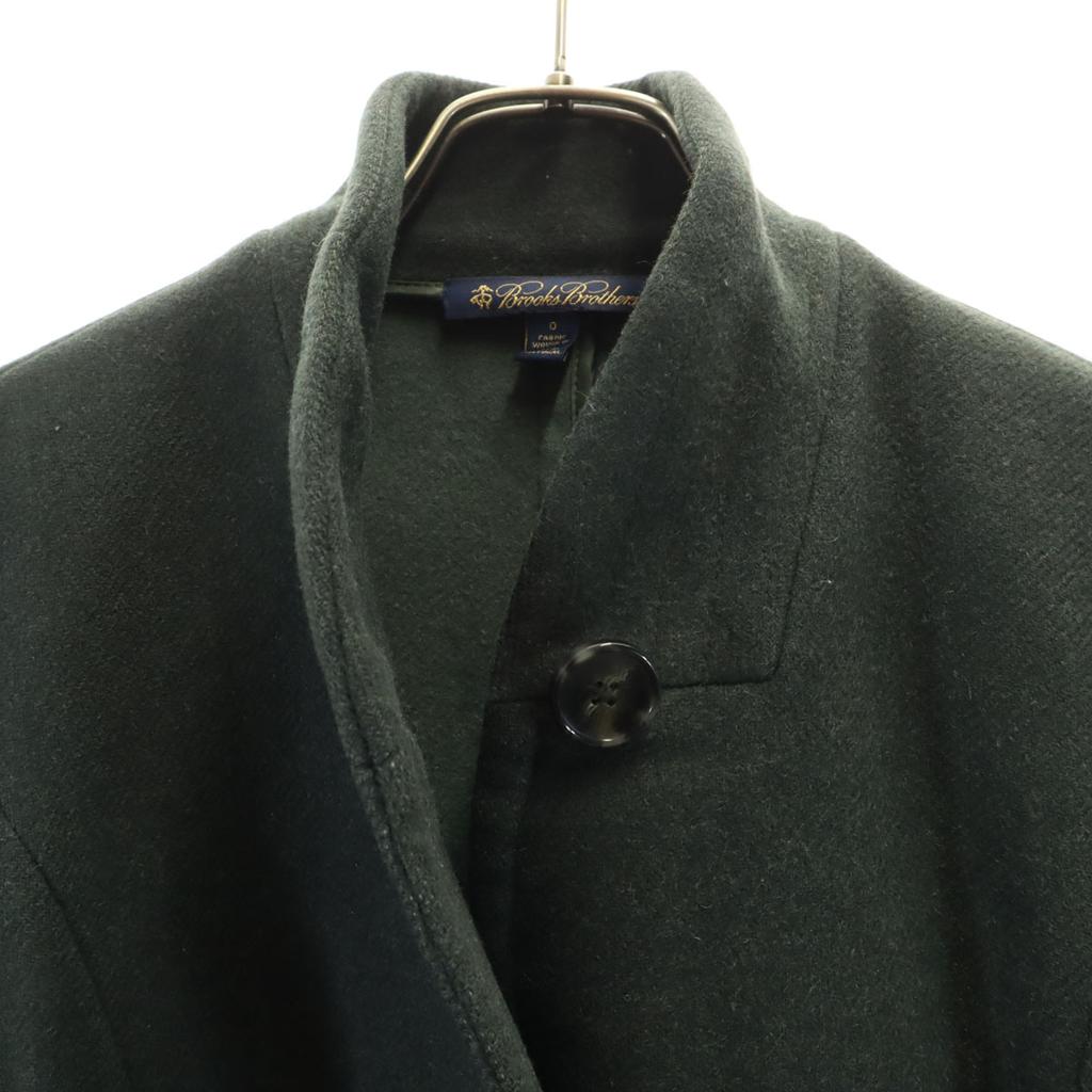 Brooks Brothers Шерстяное пальто смесовое с кашемиром Хаки Женское Б/У