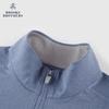 Мужская рубашка Brooks Brothers с воротником-стойкой и молнией на четверть