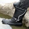 Winter New Warm Liner Velvet Men's Waterproof and Non-slip Medium Tube Snow Boots Outdoor Boots Ice Fishing Rain Shoes
