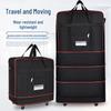 Водонепроницаемый дорожный чемодан из ткани Оксфорд - Большая вместимость, сумка для сдаваемого багажа для переезда за границу