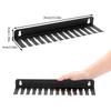 Cord Organizer Holder 13 Slots Steel Data Cable Organizer Rack For Wall Easy To Install Cable Management For Workshops Studios