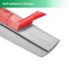Uxcell Напольная переходная полоса, самоклеящаяся ковровая переходная кромка, 1 метр, ПВХ-полоса для пола высотой 3 мм и менее, серая, 3,3 фута
