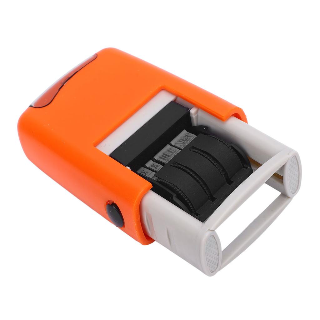 25x2.8mm English Date Stamp Clear Stamping Quick Drying Adjustable Date Stamp for Study Work Life