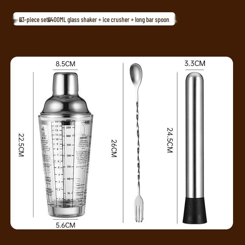 Cocktail Shaker Bartender Tool Set