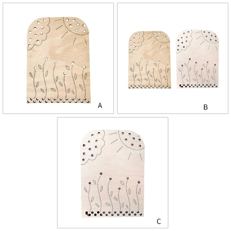 Flower Leaf Collector Board Handcrafts Wood Flower Arrangement Support Table Display for Indoor Use Valentines Gift