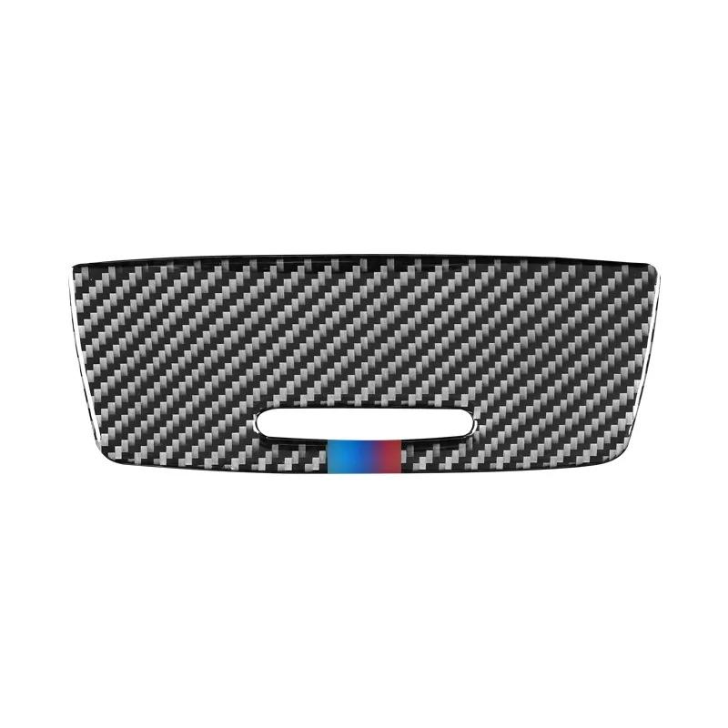 Suitable for BMW Old 3 Series E90E92 Cigarette Lighter Panel Carbon Fiber Decorative Sticker Interior Modification Accessories