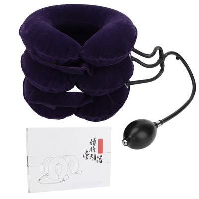 Фиолетовый шейный растягивающий аппарат для шеи Растяжитель шеи для пожилых людей Поддержка шеи