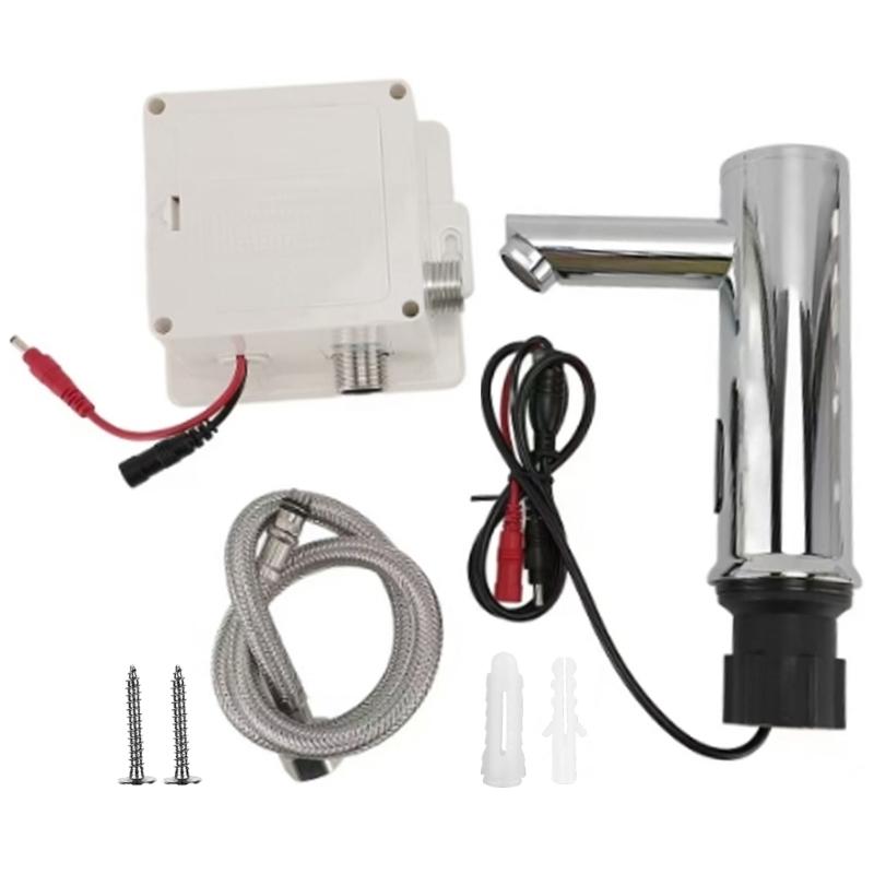 Automatic Sensors Faucets with High Sensitivity Detection Hygienic Water Flows Control Device for Sink Vanity Upgrades