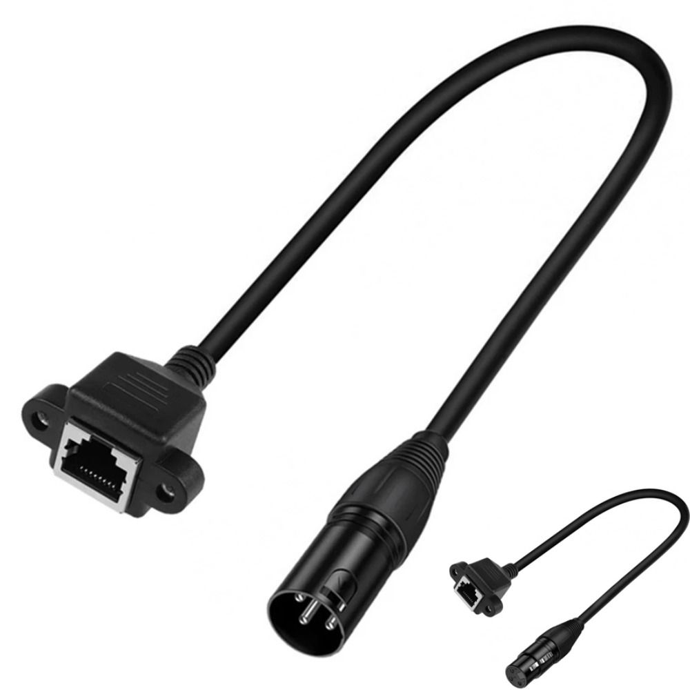 ABS RJ45 Network Connector 30cm Extension Cable for DMX-CON Controller Series
