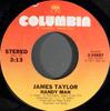 7inch Record JAMES TAYLOR - Handy Man 310557 Columbia 1977 US Rock Used
